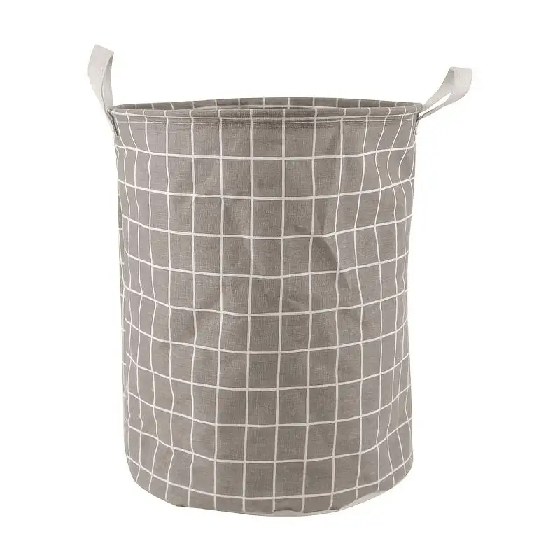 1PC Home Fabric Dirty Basket Clothes Dirty Basket Storage Bucket Foldable Storage Basket Laundry Basket