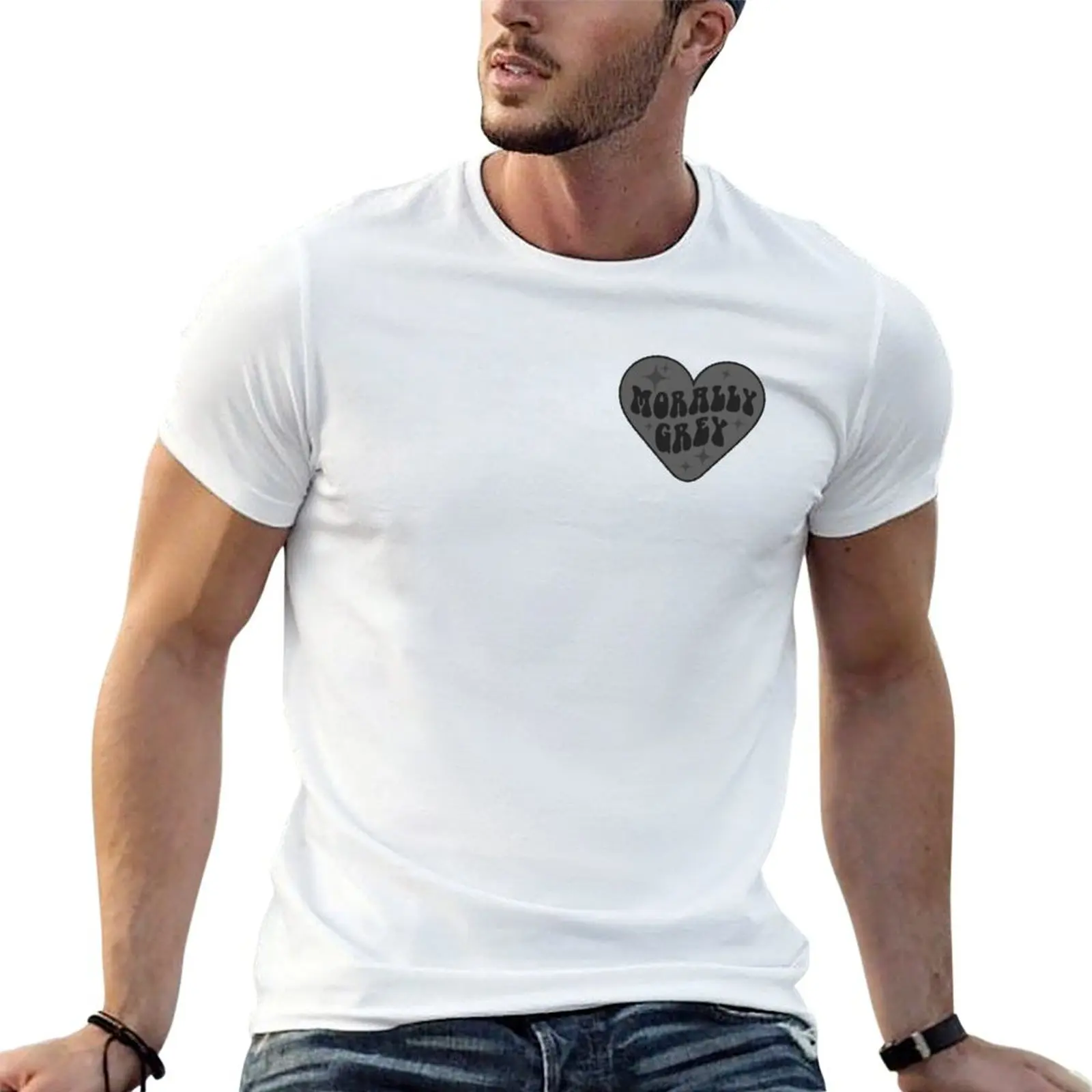 Morally grey book trope T-Shirt Casual Soft Cotton Short Sleeve Tee