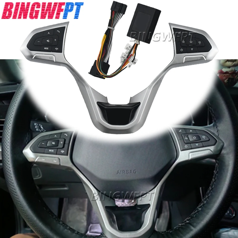 NEW Steering Wheel Control Button Volume Audio Switch With LED Backlight for VW Passat 2022 For Volkswagen Car Accessories