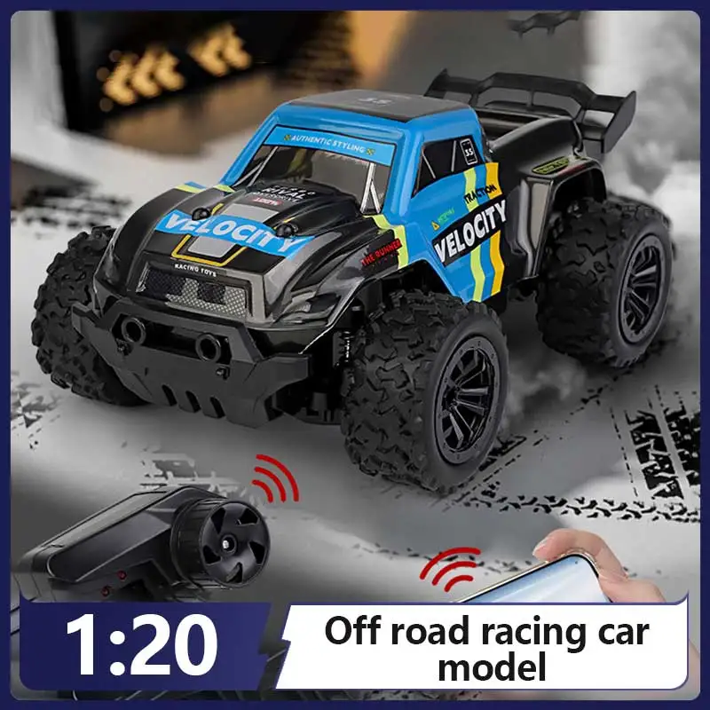 

Автомобиль с дистанционным управлением Y23 Super Cool Light 1:20 Модель для гонок по бездорожью Скорость Альпинизм 2,4 г Двойной игрушечный автомобиль с дистанционным управлением для мальчика