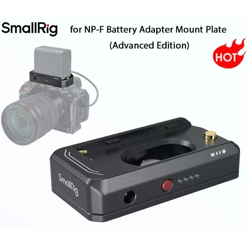 SmallRig NP-F Battery Adapter Mount Plate Advanced Edition for Sony FX3 FX30 A7 IV A7S III Camera Power Supply 3168B view 2