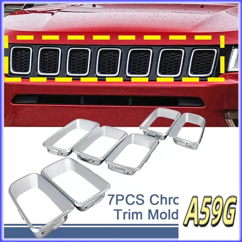 

G9-68109865AA Car Center Grill Trim Frame Grille Trim Molding Insert For Jeep Compass 2011-2016 CH1210111