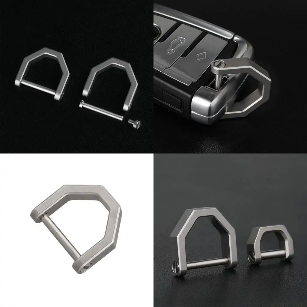 

U2JB D кольца D-образный металлический обруч кожаный брелок с пряжкой для рукоделия аксессуары для рукоделия