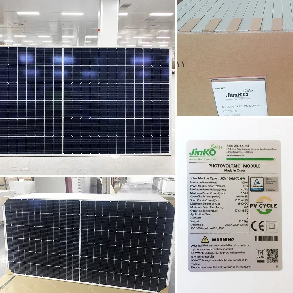 Jinko-Panneau Solaire Photovoltaïque Bifacial Pv, 630W, Prix