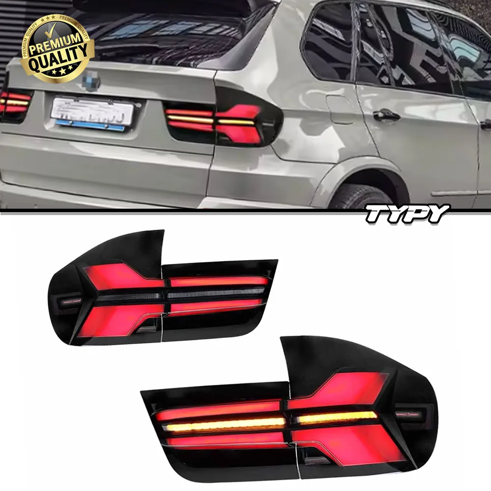 

TYPY Автомобильные фары для BMW X5 E70 Задний фонарь 2007-2013 Светодиодные автомобильные лампы Дневные ходовые огни Динамические указатели поворота Автомобильные аксессуары