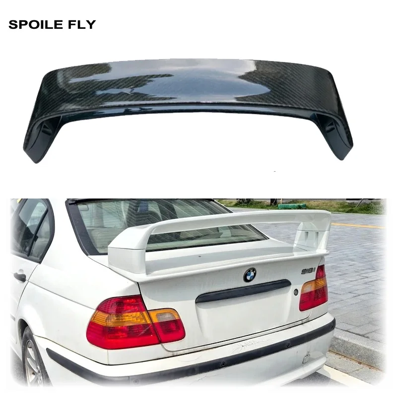 1998 bis 2006 Für BMW 3er E46 M3 316i 318i 320i 323i 325i 328i 330i GT Style Auto Heckflügel Spoilerlippe Bodykit Glänzend Schwarz