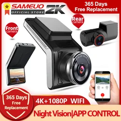 Kamera samochodowa Sameuo U2000 4k 2160P Kamera samochodowa Automatyczny rejestrator wideo Noktowizor APP GSensor 24H Monitor parkowania CAR Dvr