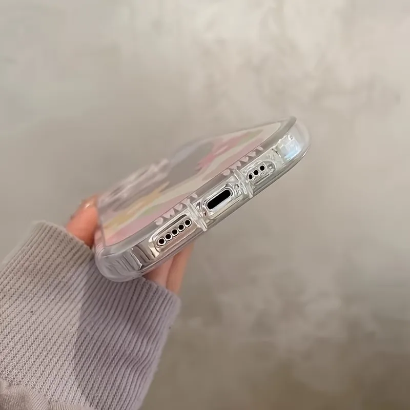 Koreanische Farben Niedliche Blumen-Spiegel-Handyhülle für iPhone 11 13 12 14 15 16 17 Pro Max XS XR 7 8 Plus Liebliche Harte Stoßfeste Hülle – Detail 5