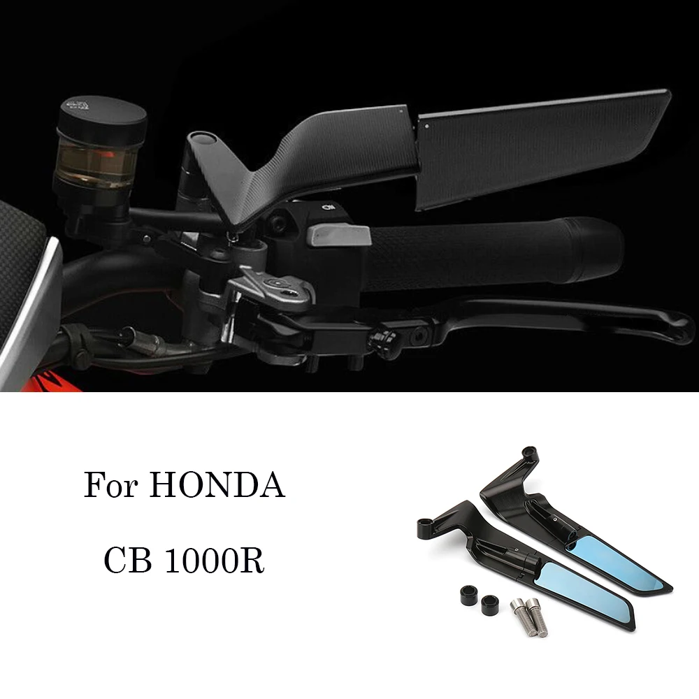 For HONDA CB 1000R Lnvisible Mirrors CB1000 R Accessory 2018-2023 CB 1000R With LOGO Mirror CB1000R Motorcycle Rearview Mirror