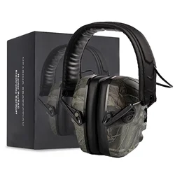 Tactical Electronic Shooting Earmuffs Outdoor Hunting Sound Pickup and Noise Reduction Impact Hearing Protection Helmet