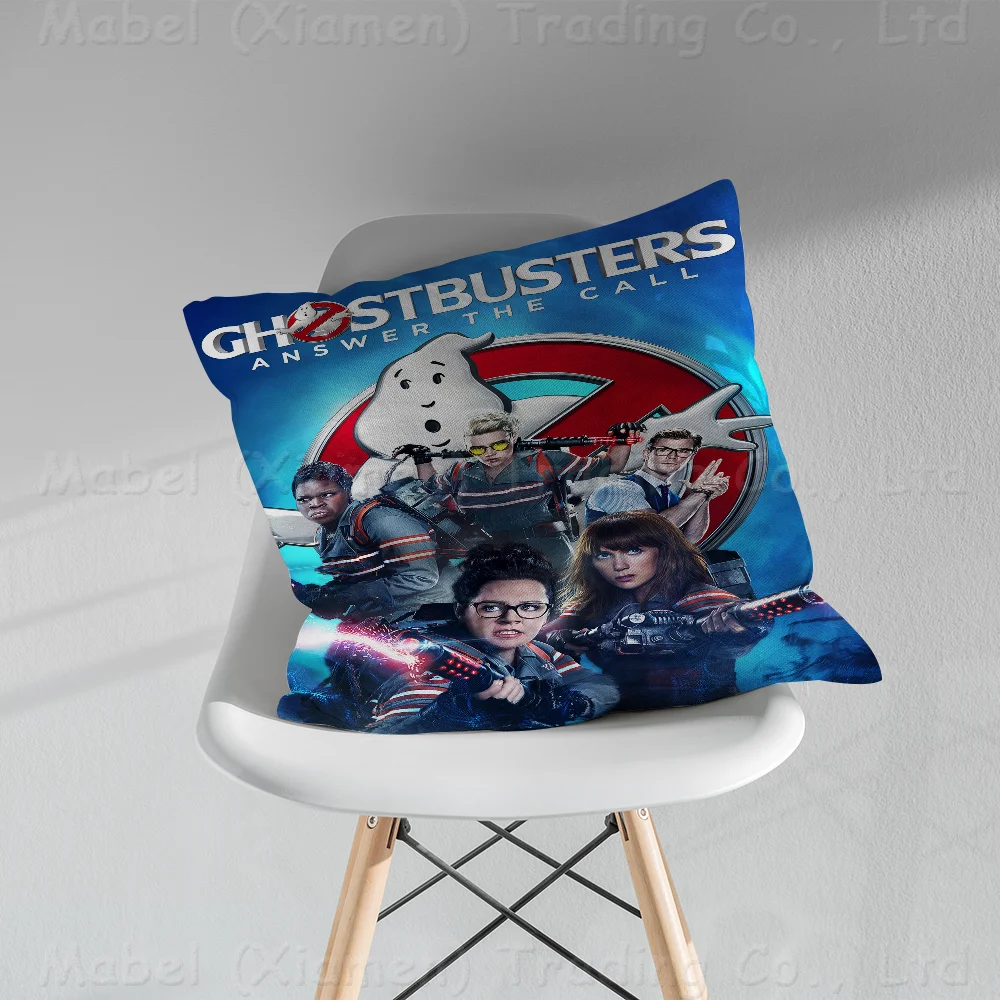 Movie G-Ghostbusters C-Cover Pillowcase Toon Gift Cushion Cover Bedroom Home Sofa Chair Seat Decor Pillow Case