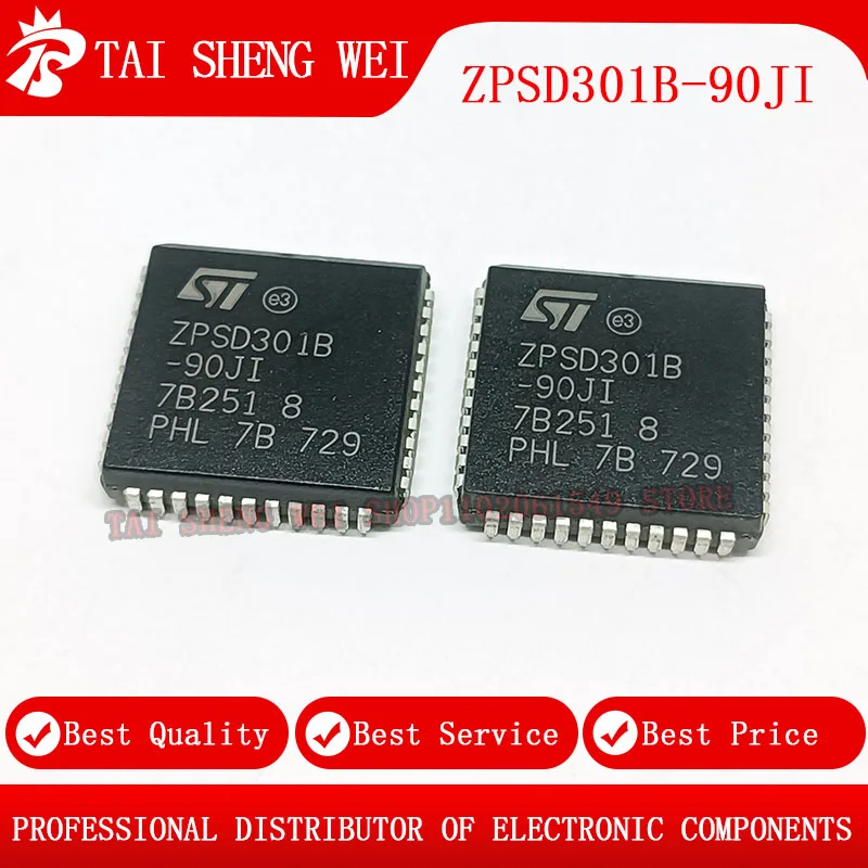 1ชิ้น ZPSD301B-90JI ZPSD301B PLCC44ชิป IC