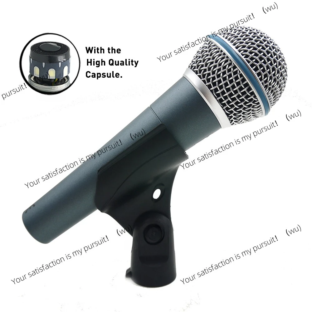 

High Quality BETA58A BETA58 Metal Professional Wired Microphone Dynamic Cardioid Mic For Karaoke Live Vocals Stage Singing BBOX