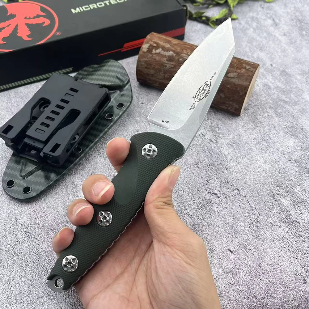 93 متر البرية بقاء الدفاع عن النفس مستقيم سكين 8Cr13Mov شفرة المحمولة في الهواء الطلق التخييم الصيد EDC أداة ألياف النايلون مقبض #4