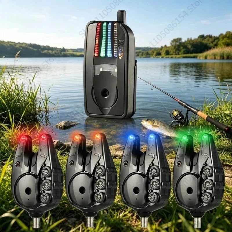 

JY-82PRO wireless fishing alarm set, specially designed for European carp fishing and sea pole long-throw night fishing