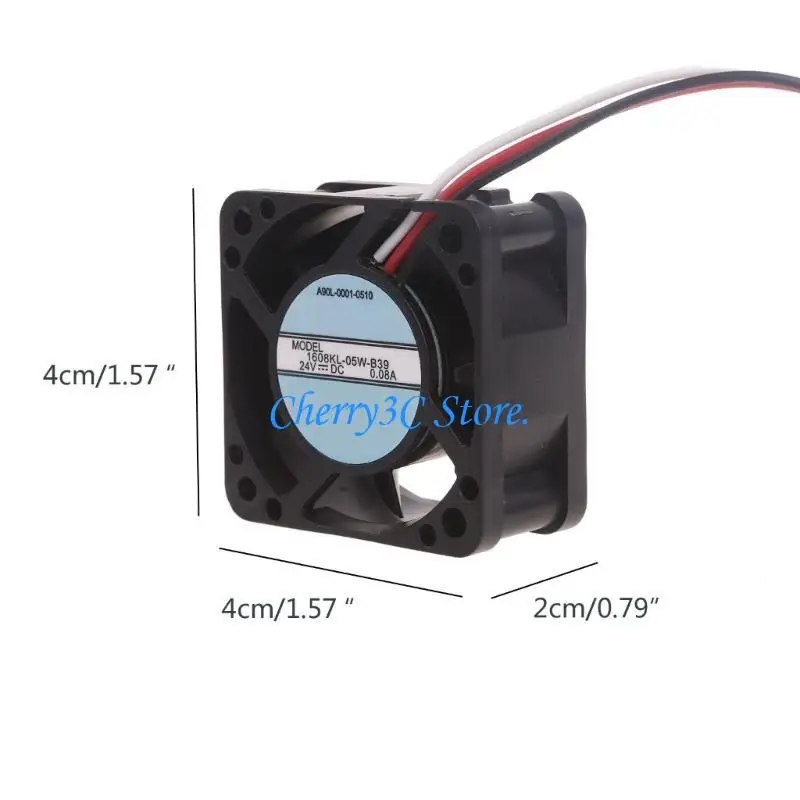 

83CE New and Original NMB 1608KL-05W-B39DC24V 40MM Cooling Fan MinebeaMotor for Fanuc System Cooler