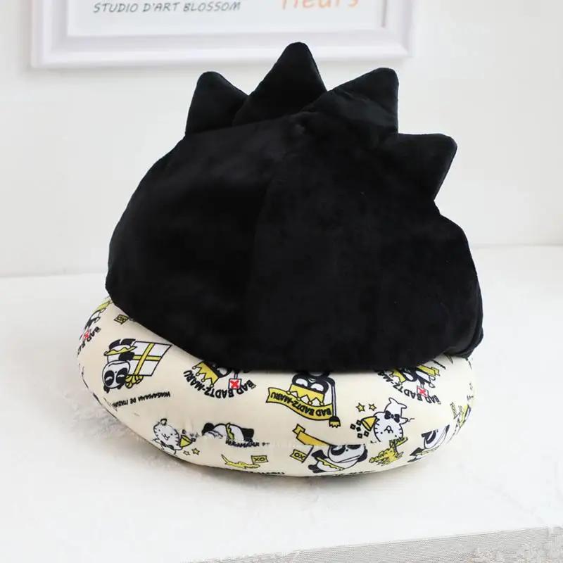 Sanrio – oreiller à capuche en forme de U, mignon, en forme de cannelle, pour le cou, pause midi, oreiller de sommeil, dessin animé, pour la maison, voyage, cadeaux