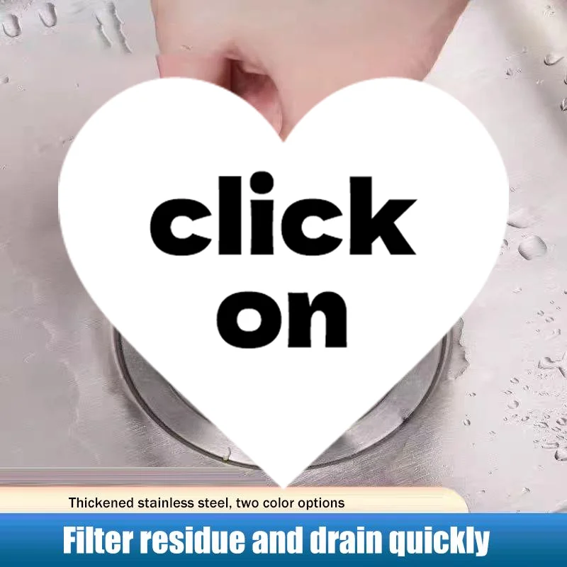 1pcs Stainless Steel Kitchen Sink Filter Kitchen Garbage Food Residue Dishsink Filter With Handle Metal Sink Strainer
