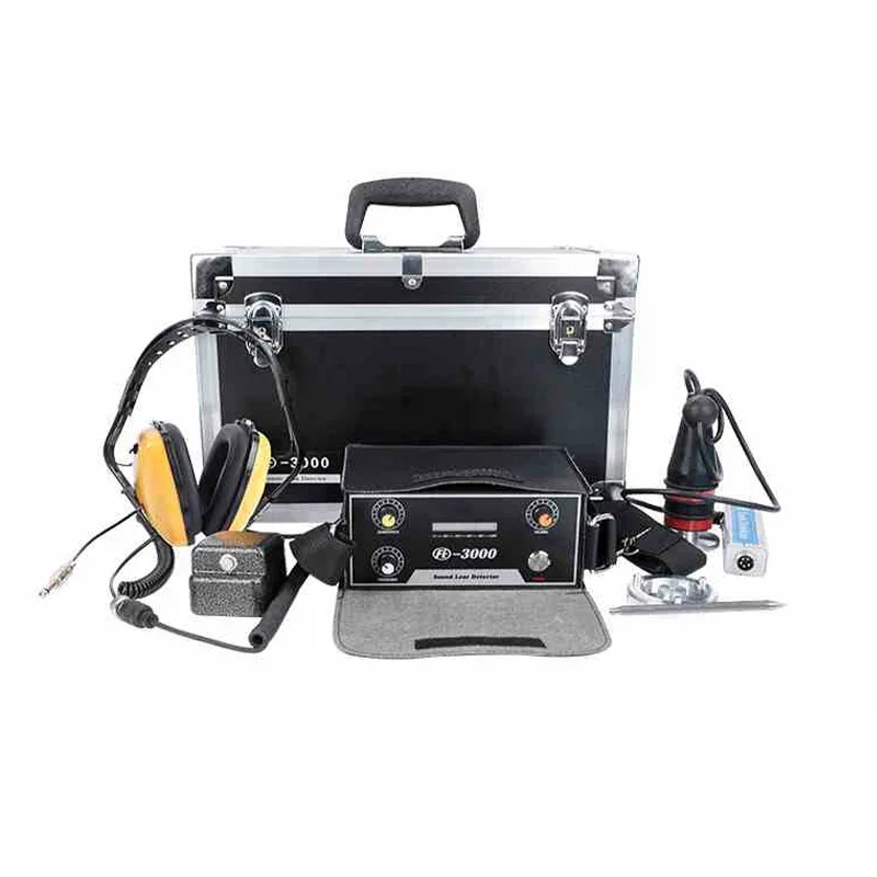 ！FT-3000 High Precision Leak Detector Sensor Acoustic Water Pipe Leak Detector Underground Water Tester Leak Detection