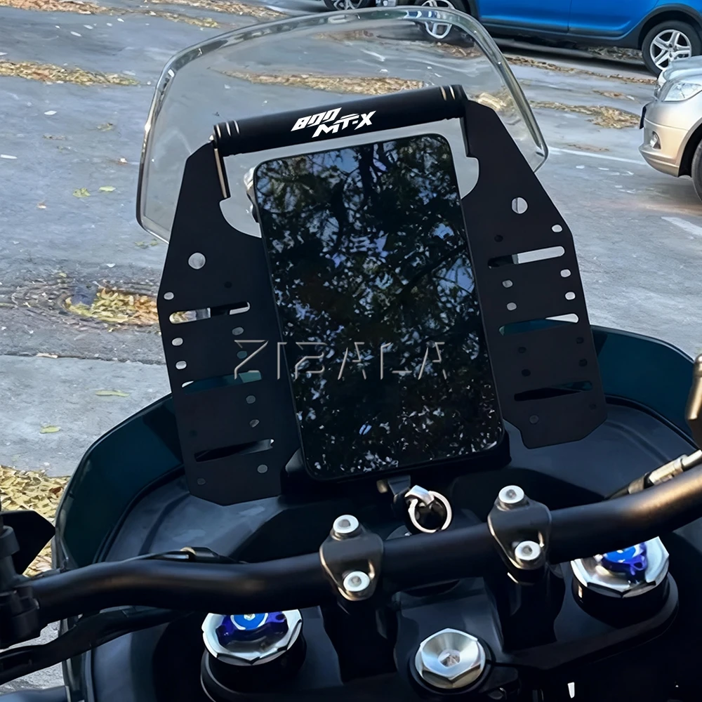 

2025 Motorycle Mobile Phone GPS Sat Nav Mounting Bracket FOR CFMOTO 800MT-X 800 MTX GPS Navigation Handlebar Extension Bracket