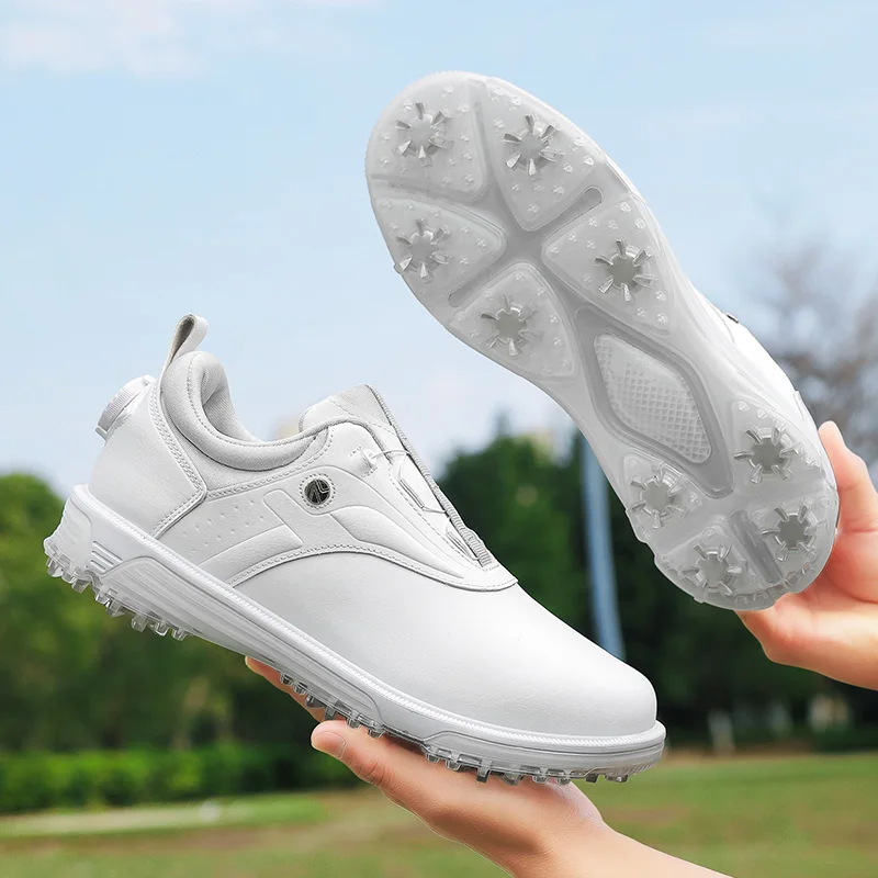 

New Breathable Men's Golf Shoes Professional Lightweight Golf Sneakers Comfortable Luxury Golfer Footwear Non-Slip Walking Shoes