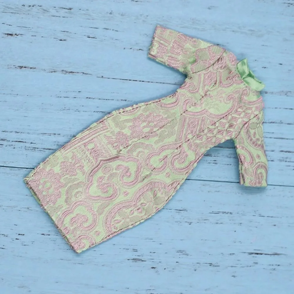 

Китайские платья ручной работы, одежда, милое модное традиционное платье с принтом в стиле ретро, аксессуары для кукол blythe OB24, ICY DBS