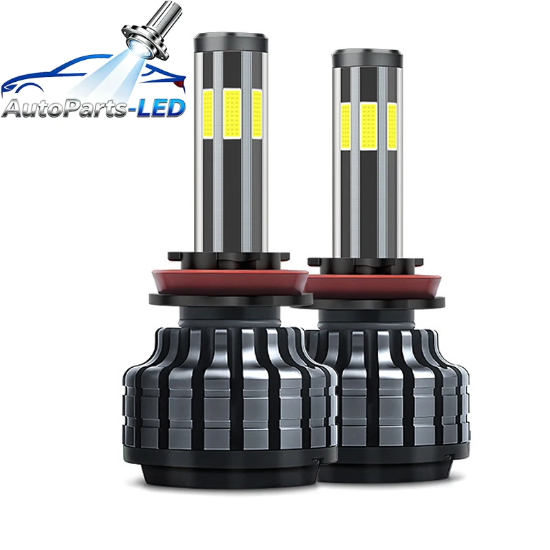 

2pcs Led Headlight Car Light 6 Side LED lights for car H8 H11 H7 H9 9006/HB4 9005/HB3 200W LED Headlight Bulb Super Bright 12V