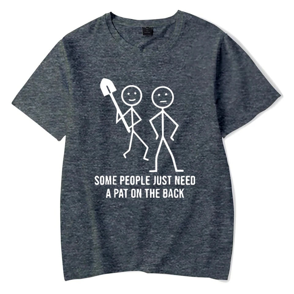 Camisetas informales de verano para hombres y mujeres, algunas personas solo necesitan una pat en la espalda, ropa de diseño, camisa de moda para niños y adultos