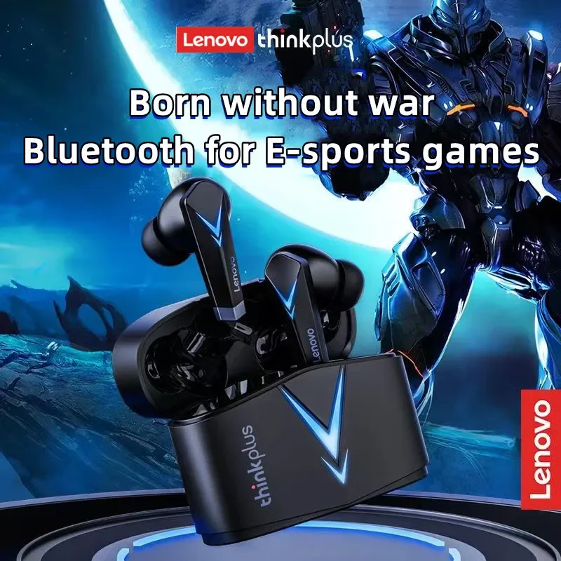 

Choice 100% Original Lenovo LP6 TWS Gaming Earphone Wireless Buletooth Headphone With Dual Mode Headset Mic Music Earbuds