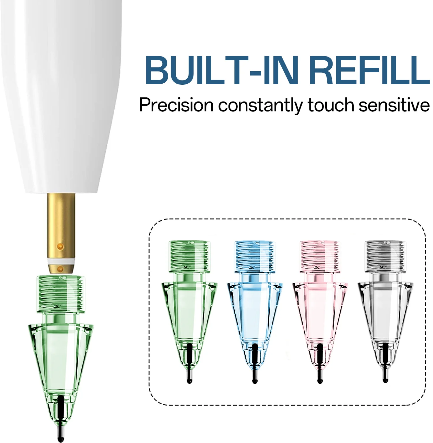 

Для applepencil Nib ipencil второго поколения Pro Silent Nib ipadpencil для улучшения первого поколения ipad, противоскользящая влажность