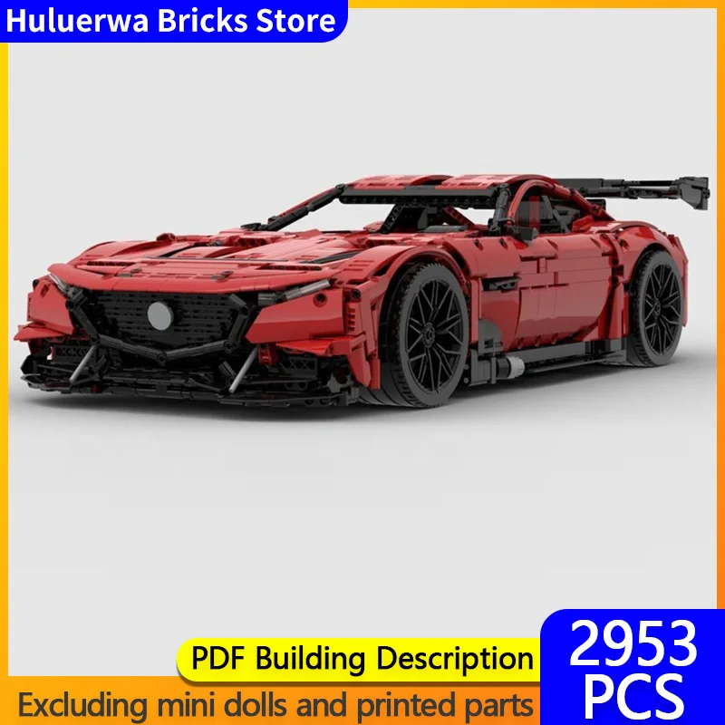 

Popular Game Model MOC Building Bricks High Performance Racing Car Modular Technology Gifts Holiday Assemble Children Toys Suit