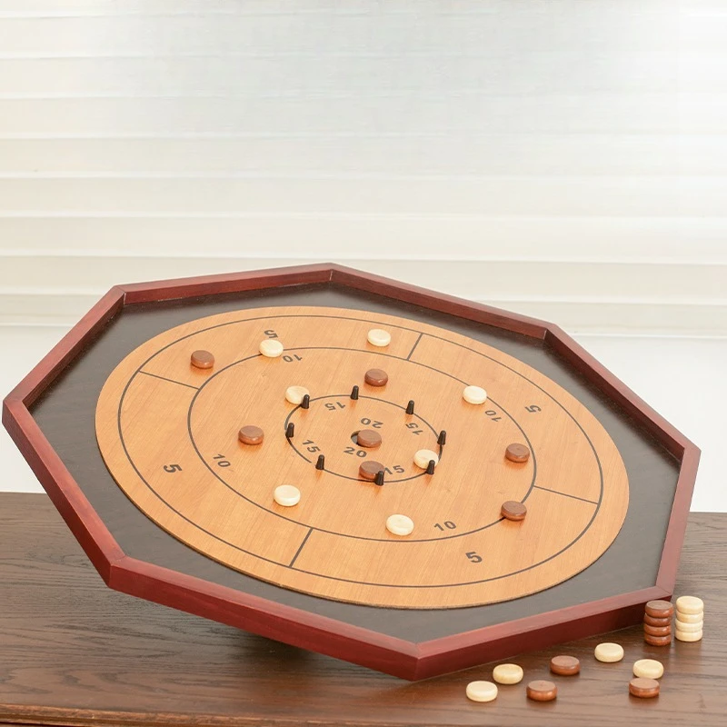 Solid wood Canadian chess game board game reaction power game party play backgammon