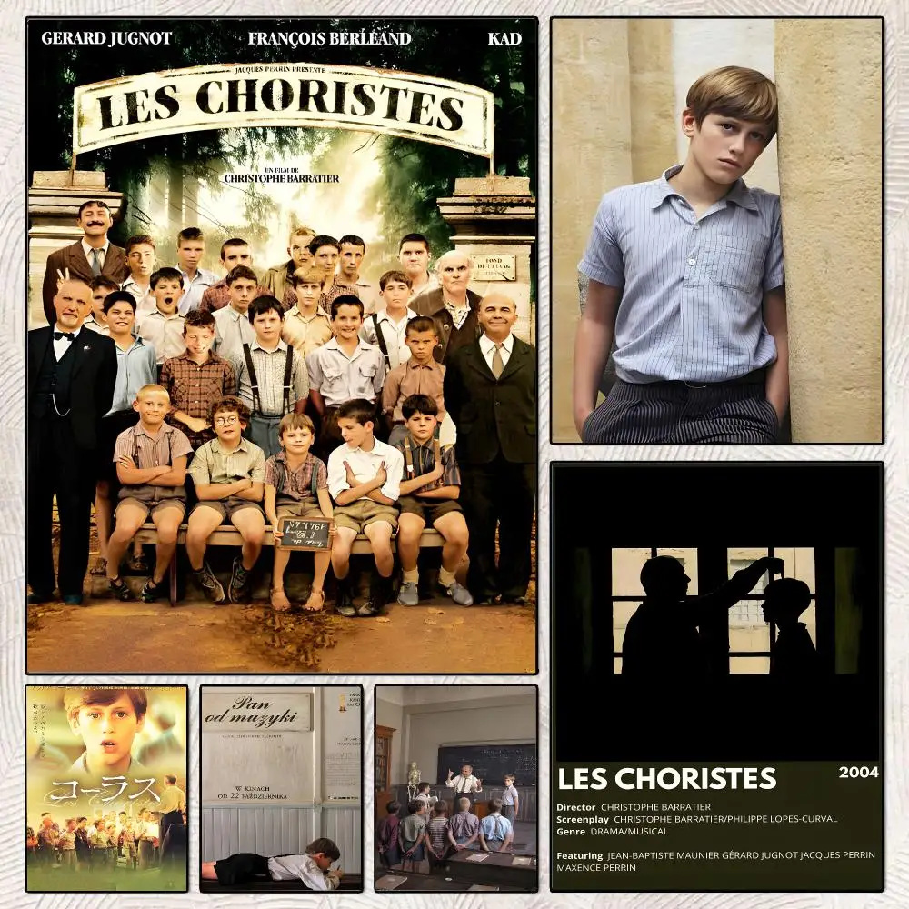 L-Les Choristes Classic Film Poster Decorative Wall Art Stickers Mural For Home Living Room Hallway Decor Gift