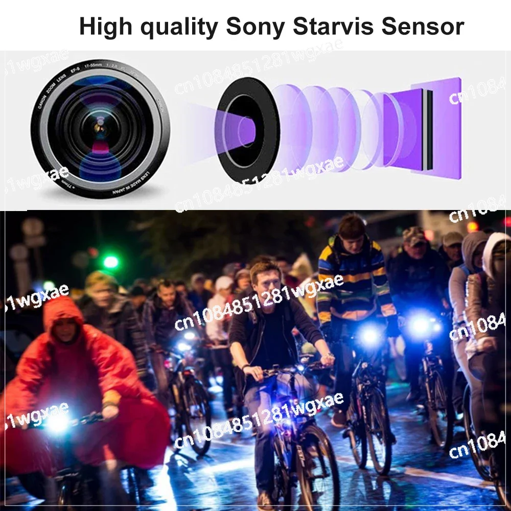 New Cycling Gear 1080P Bike Rear View  Tail Light Remote Control with WiFi / 7 Hours Working Time / Max Support 256GB/