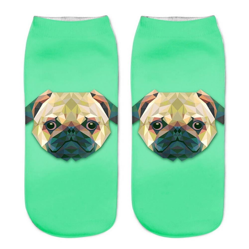 Neue 3D-Gedruckte Trendige Unisex Niedrige Knöchelsocken, Damen Casual Tier-Socken, Weihnachtsgeschenk, Dropshipping – Detail 15