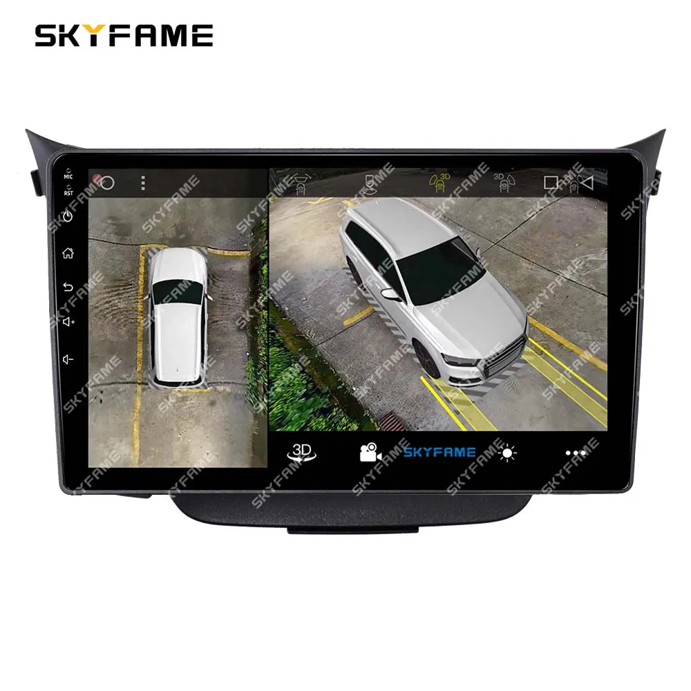محول إطار SKYFAME-Car Fascia ، مجموعة لوحة تركيب لوحة راديو أندرويد لهيونداي i30 ، GD ، Elantra GT