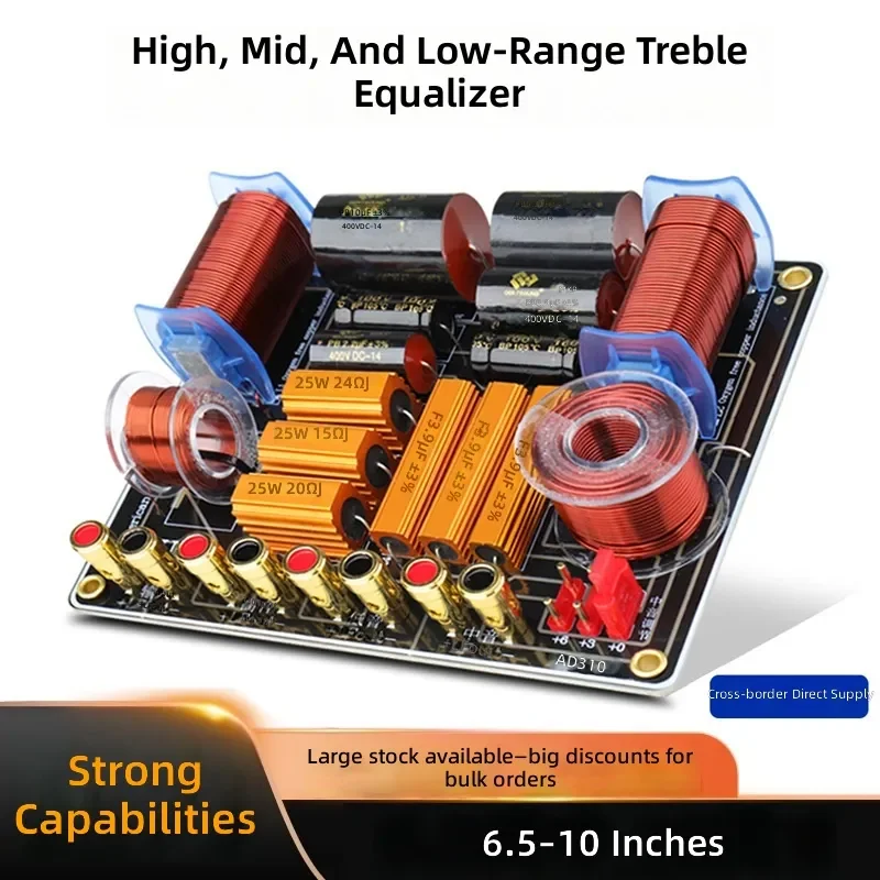 for Bookshelf KTV Home Speaker Three Way Frequency Divider High Medium Low Range Direct from Manufacturer