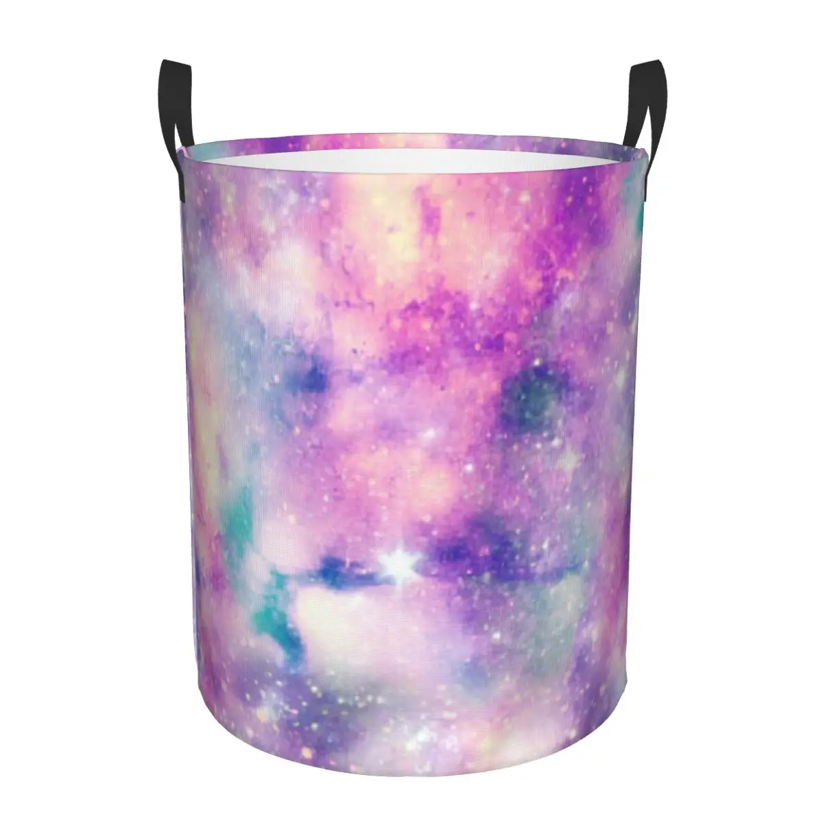 Folding Laundry Basket Starry Galaxy Unicorn Colours Dirty Clothes Toys Storage Bucket Wardrobe Clothing Organizer Hamper