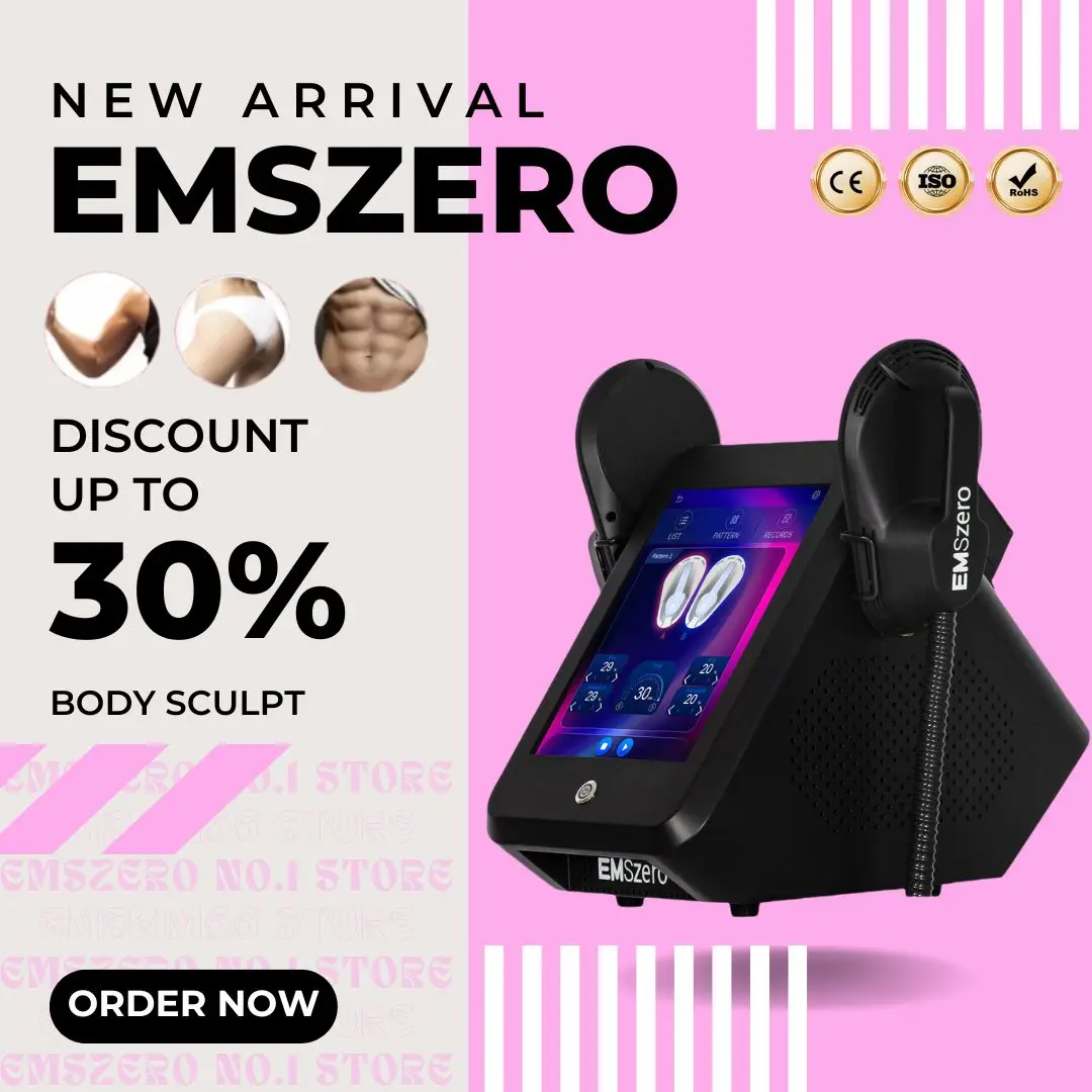 EMSzero RF Electromagnetic Body Sculpting Machine Removal Body Fat BurnMuscle Building Stimulator Nova