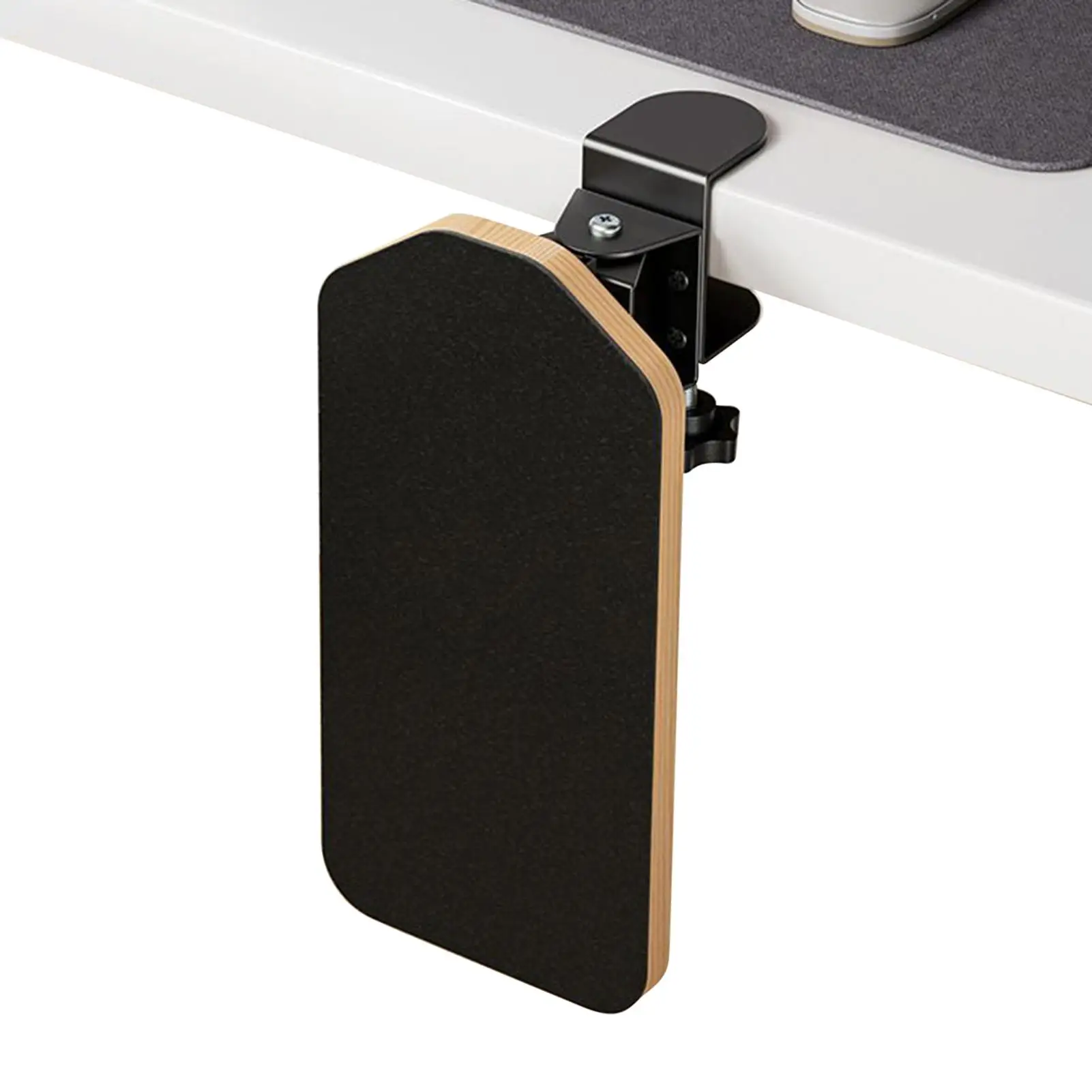 Arm Rest for Desk Computer Desk Arm Rest Pad 90 Degree Adjustable Folding Desk Arm Rest Wooden Wrist Support for Typing Work