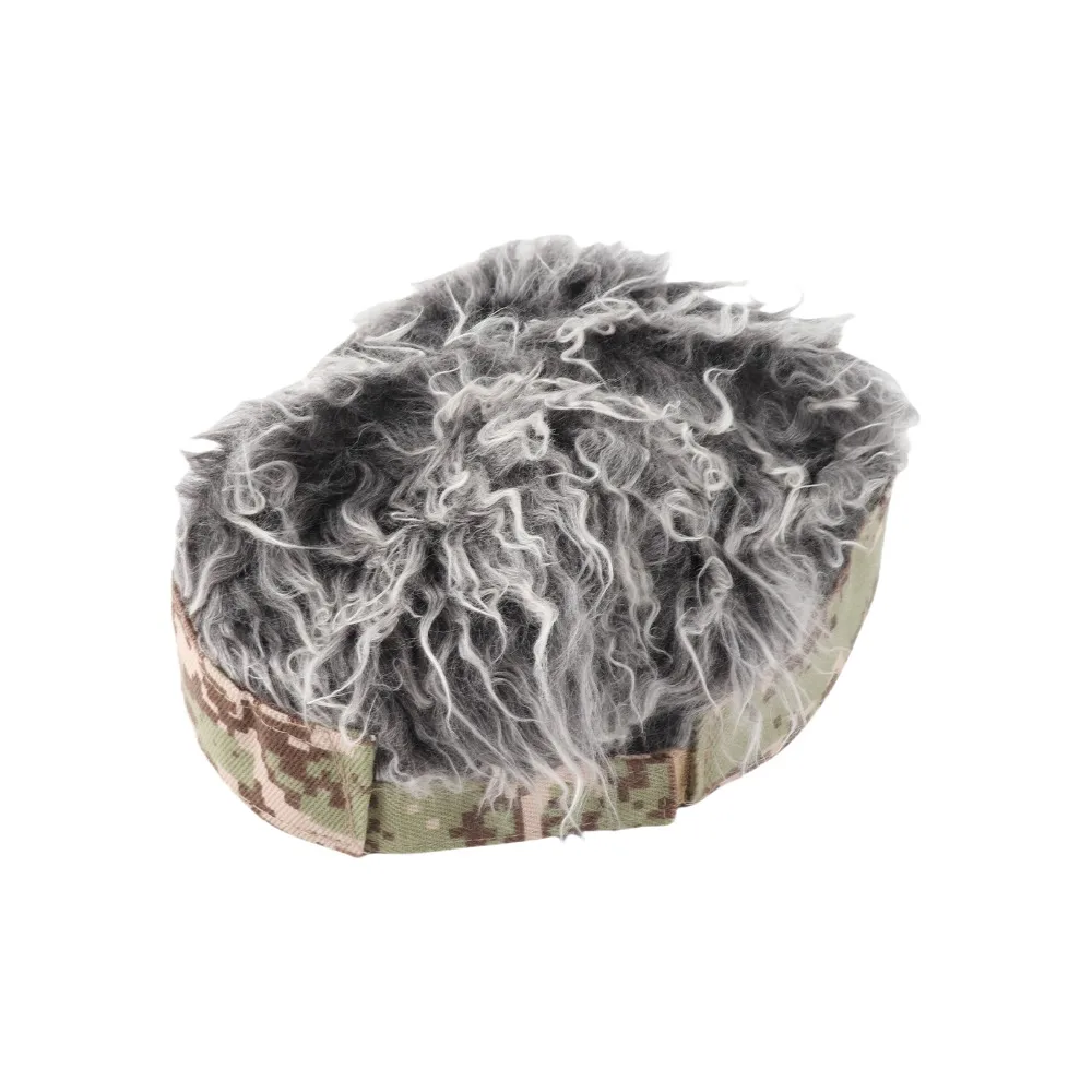 Green Digital Wig Integrated Baseball Cap Coffee Head Circumferences 560-620mm Empty Top Sun Visor Duckbill Hat