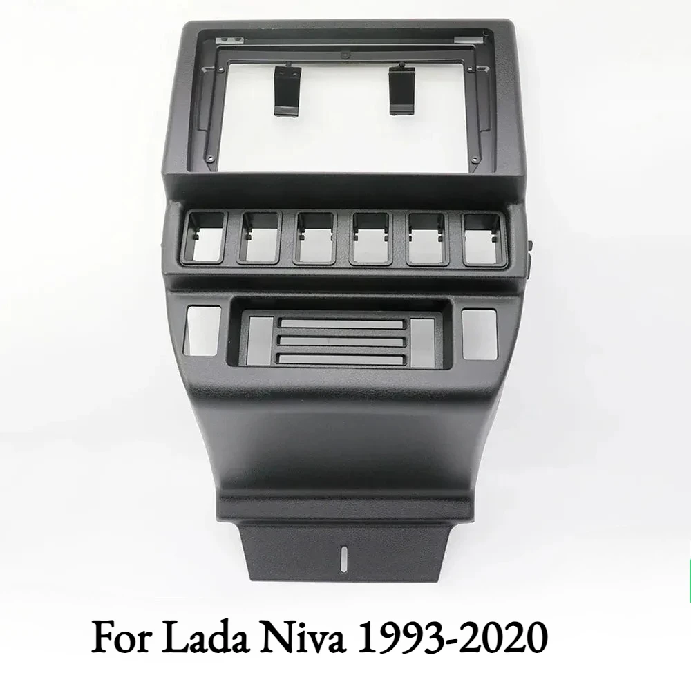 

9-дюймовая передняя панель автомобильного радиоприемника для Lada Niva 1993-2020 гг. | Комплект приборной панели, установка пластины | Накладка лицевой панели адаптера GPS