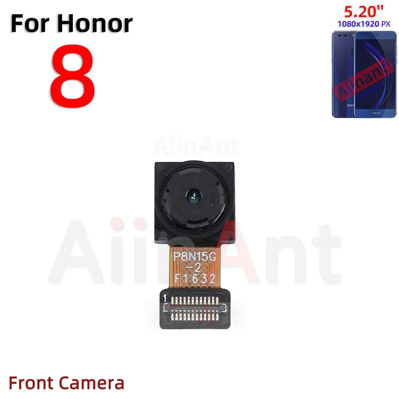 Aiinant Front Camera Rear Main Back Camera Module Flex Cable For Huawei Honor 8 8A 8C 8s 8X Lite Pro Max Replacement Parts