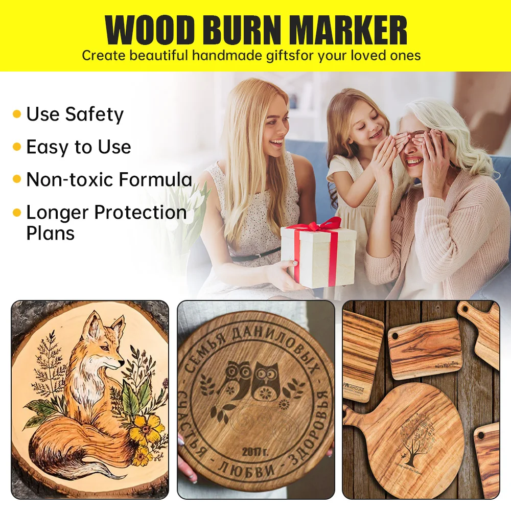 Electric Soldering Iron Pen Anti-slip Pyrography Tool Wood Burning Machine Pyrography Pen Carving Soldering Electrocautery Pen