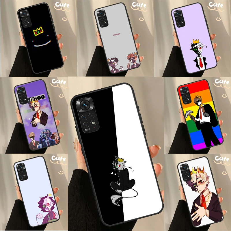 Чехол Dream Smp Ranboo для Xiaomi Redmi Note 10 11 8 9 12 Pro Redmi Note 12S 11S 10S 9S 9C 10C 10A 12C