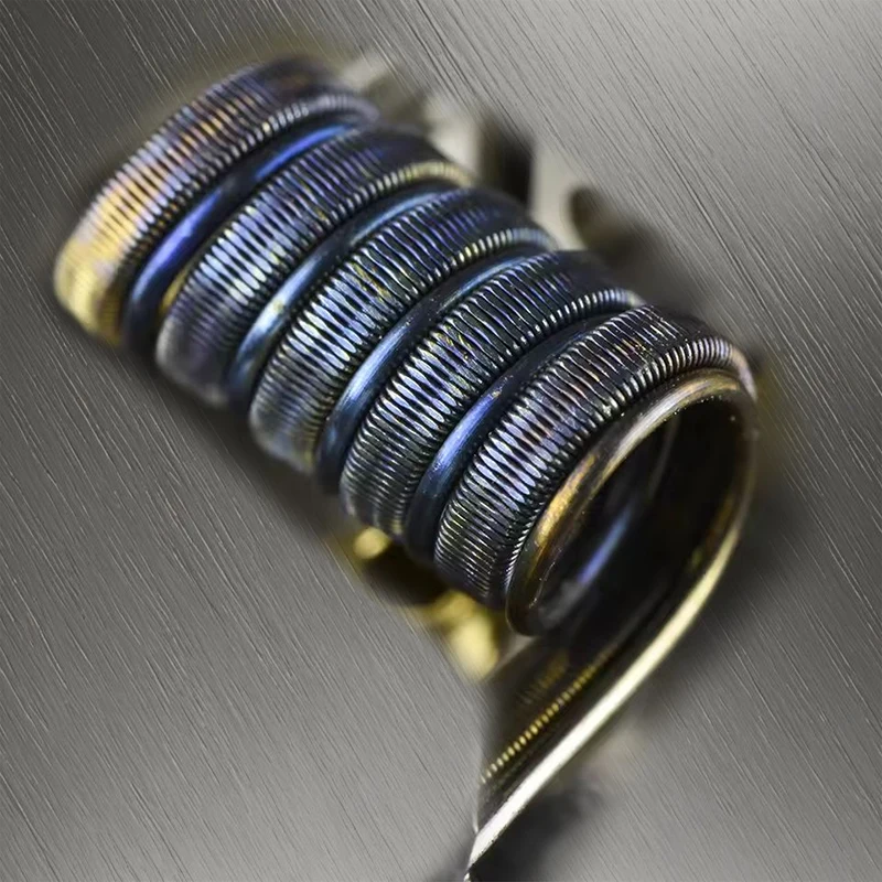 10pcs Super Coil Wire Premade Clapton Parallel 0.3ohm Interlock Clapton for RDA Rebuildable Heating wire