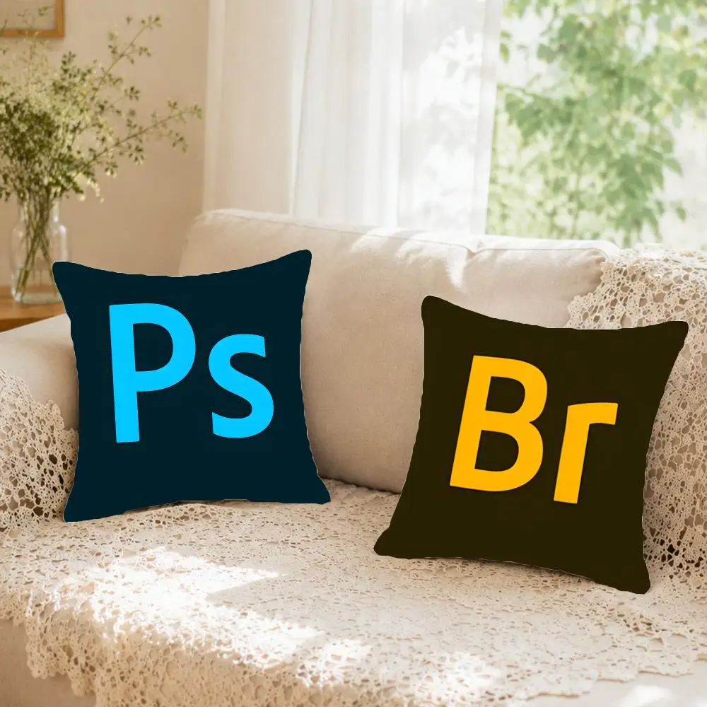 graphic software Adobe Cushion Cover Faux fur decorative Dark academia style Cat scratching post Rustic Spa pillow cover