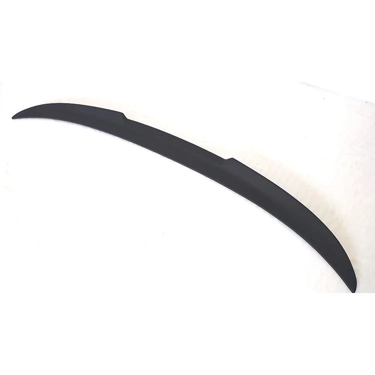 Auto Spare Parts M4 Style Matte Black Universal Trunk Tail Lip Rear Wing Car Spoiler Fit for BMW Series 3 F30 2012-2019