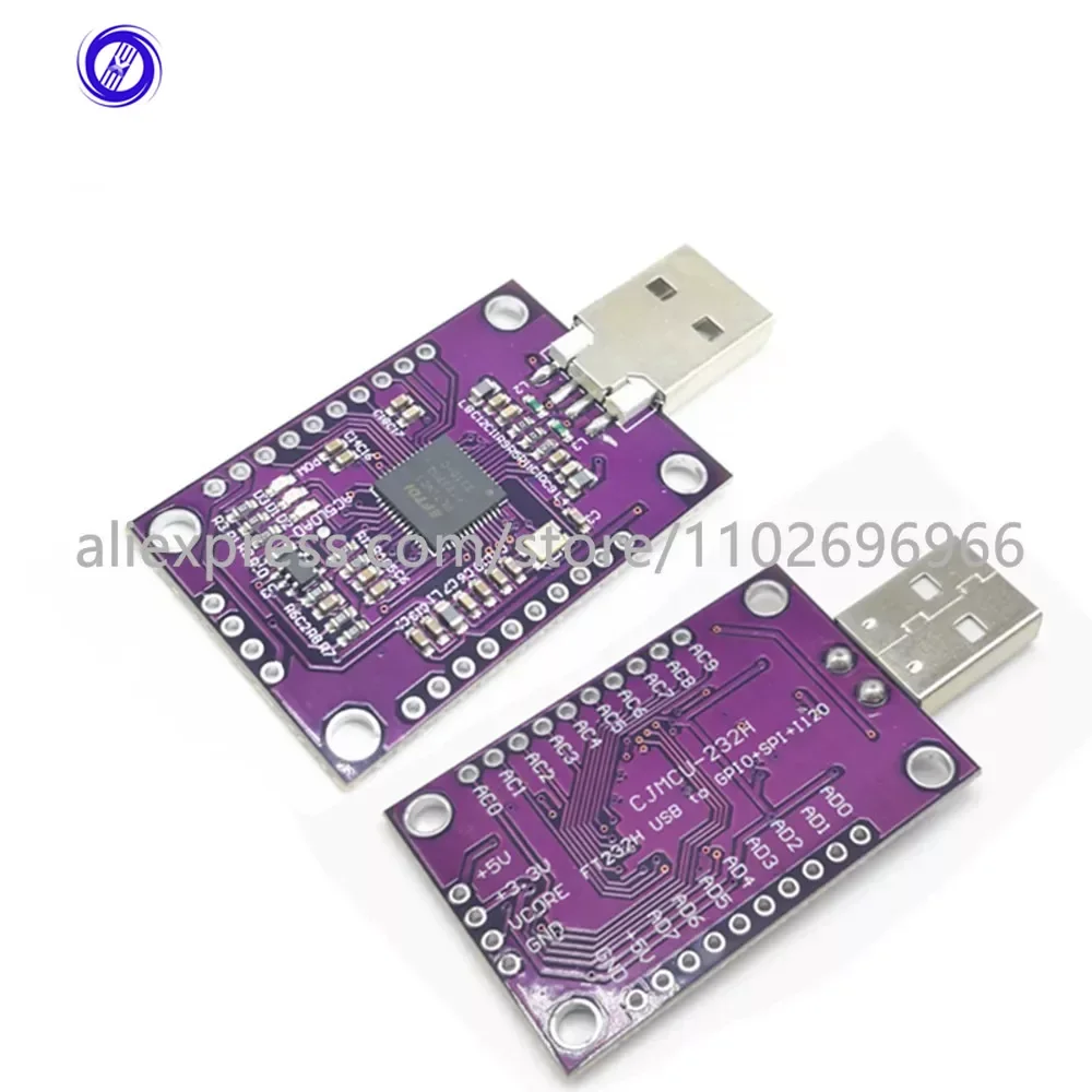 1pcs FT232H High Speed Multifunction USB to JTAG UART FIFO SPI I2C
