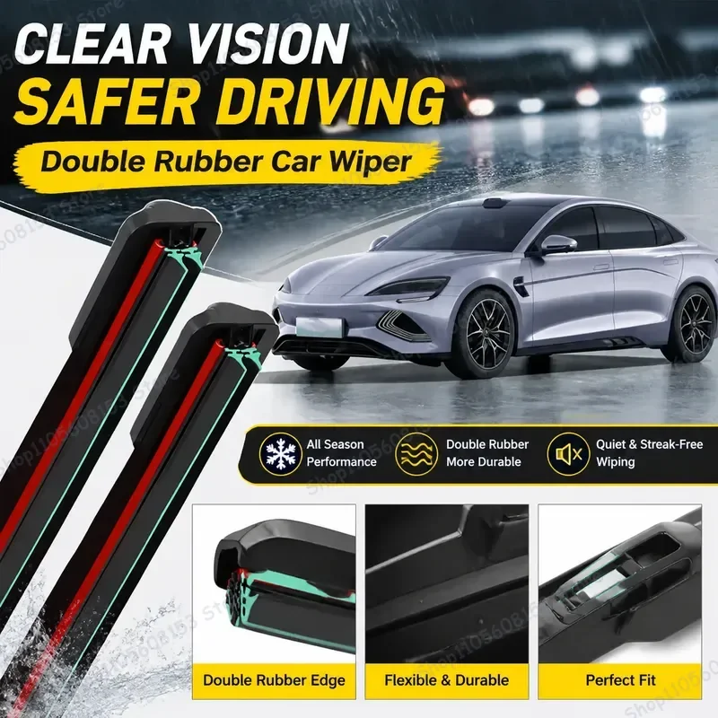

For BYD Seal EK 2022 2023 2024 2025 Front Windshield Wiper Blades for Car Rain Removal All Weather Performance Quiet
